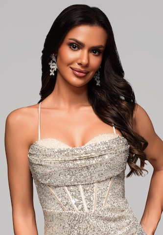 Robe de soirée Ombre en argent