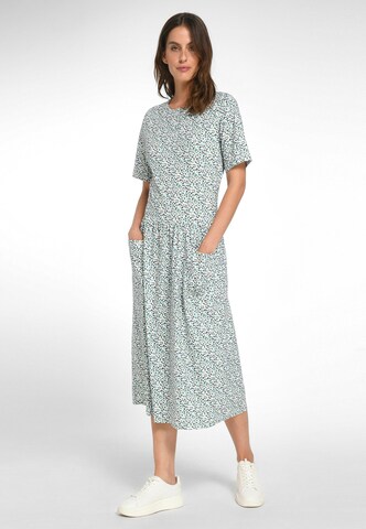 Robe Green Cotton en bleu : devant