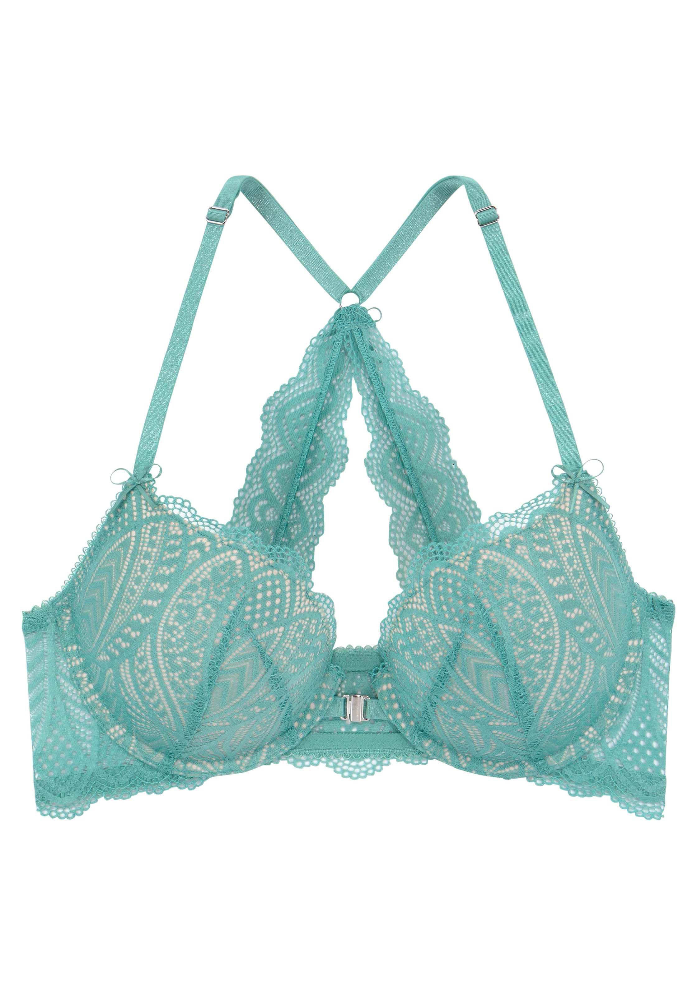 LASCANA - Sujetador 'Raquel' en verde: frente