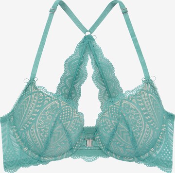 LASCANA Bra 'Raquel' in Green: front