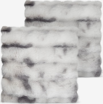 Aspero Kissenbezug ' Milan ' in Grau: Vorderseite