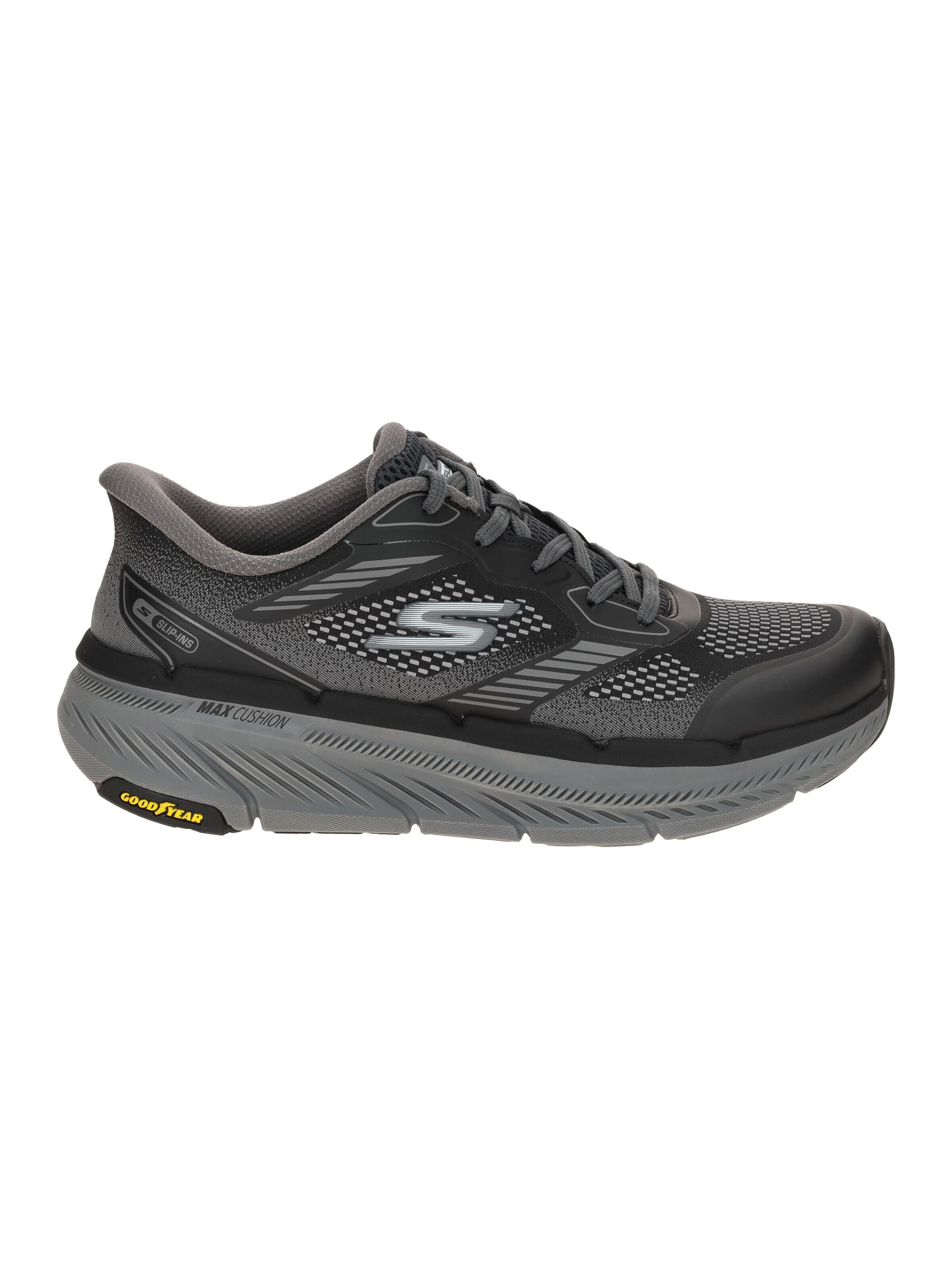 SKECHERS Athletic Lace-Up Shoes 'Skechers MAX CUSHIONING Premier Schuhe schwarz Sport Slip Ins' in Black