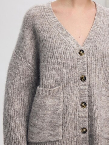 SELECTED Oversized cardigan i grå