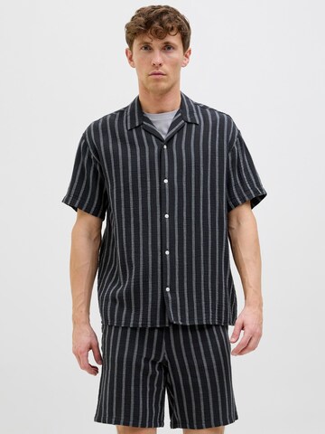 JACK & JONES Comfort Fit Skjorte 'JOREaster Patras' i blå: forside