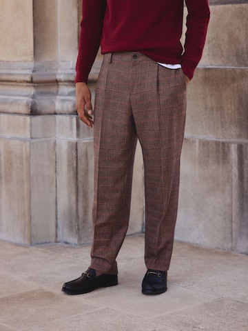 Next Slimfit Hose in Braun: Vorderseite