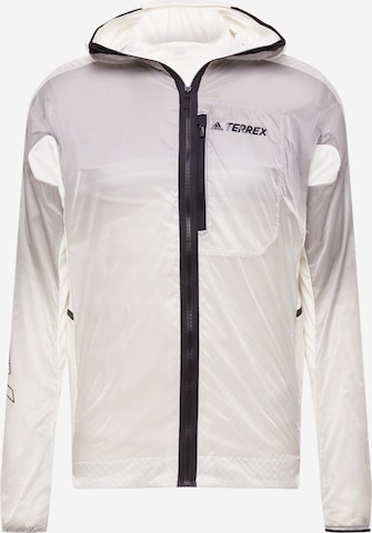 ADIDAS TERREX Outdoorjacke 'Agravic Windweave Pro Octa Insulation' in Beige: predná strana