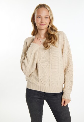 MYMO Pullover 'Biany' in Beige: predná strana