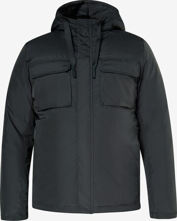 TUFFSKULL Weatherproof jacket 'Threezy' in Black: front