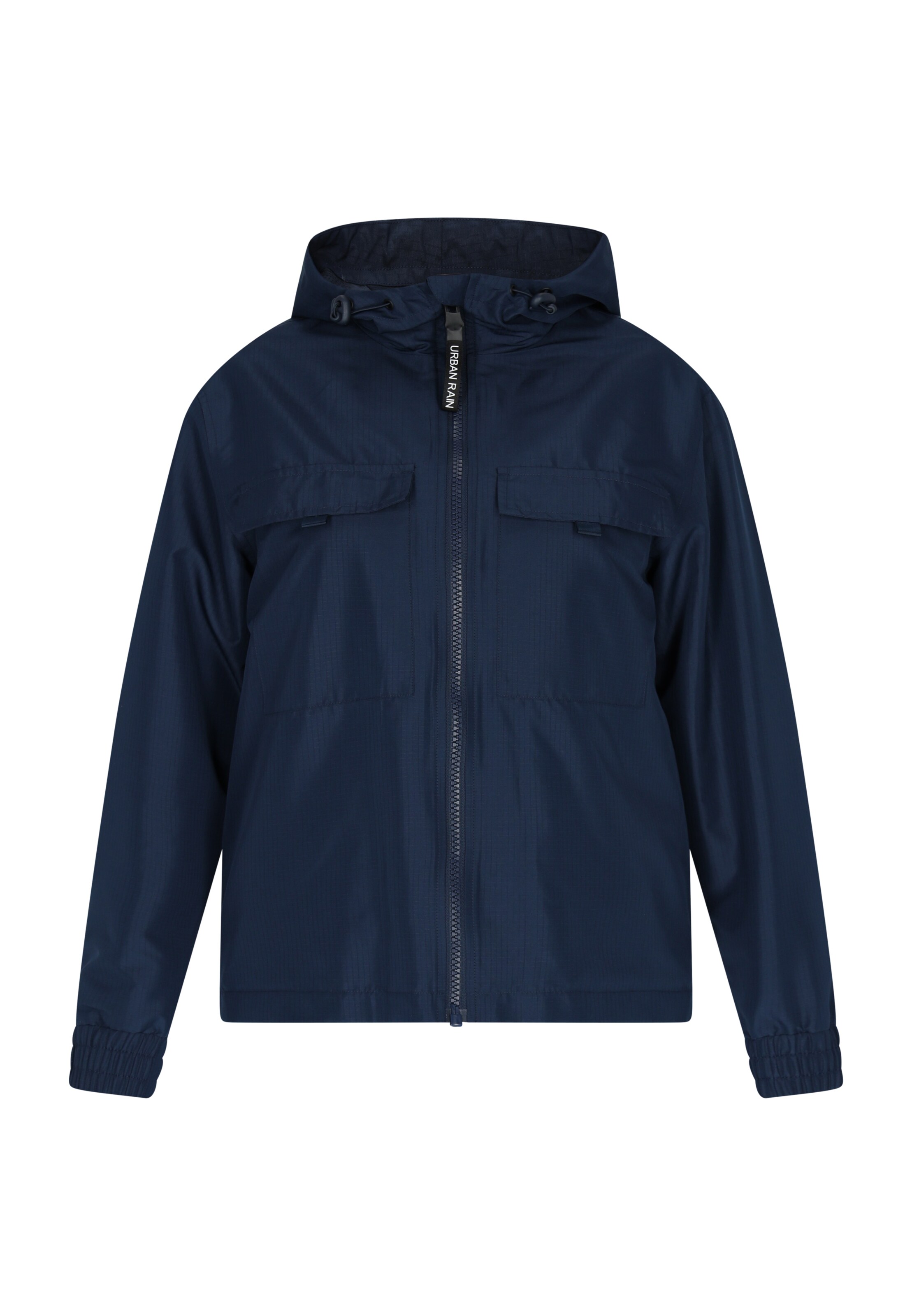 urban rain by Schmuddelwedda Between-season jacket in Blue: front