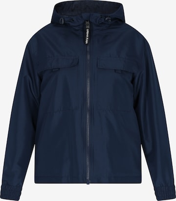 urban rain by Schmuddelwedda Übergangsjacke in Blau: Vorderseite