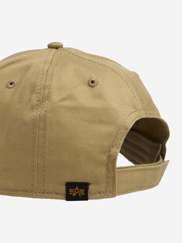 ALPHA INDUSTRIES - Gorra en marrón