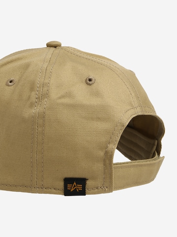 Casquette ALPHA INDUSTRIES en marron