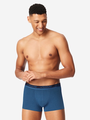 uncover by SCHIESSER Boxershorts 'Cotton' in Blauw