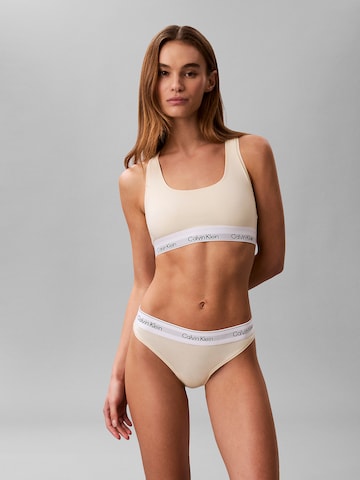 Calvin Klein Underwear String in Gelb: Vorderseite