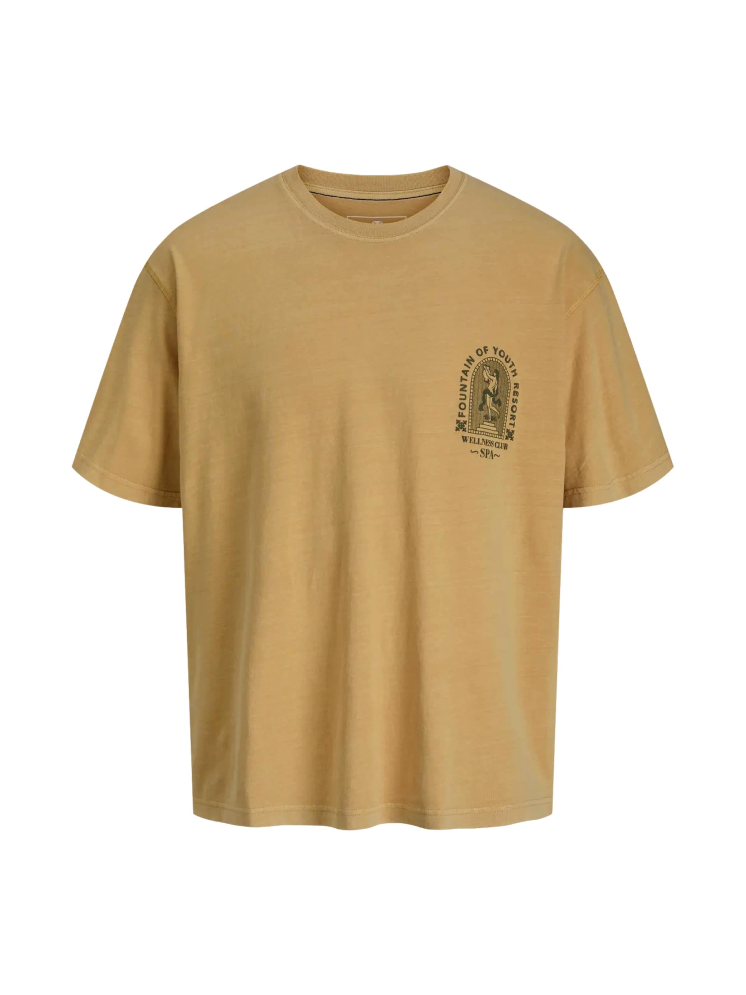 Maglietta 'Manson' in L JACK & JONES di colore marrone chiaro / nero, Visualizzazione prodotti