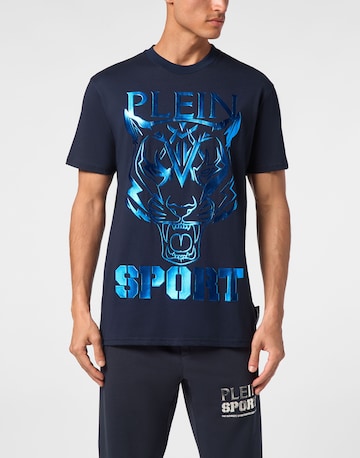 Plein Sport T-Shirt 'Tiger' in Blau: Vorderseite