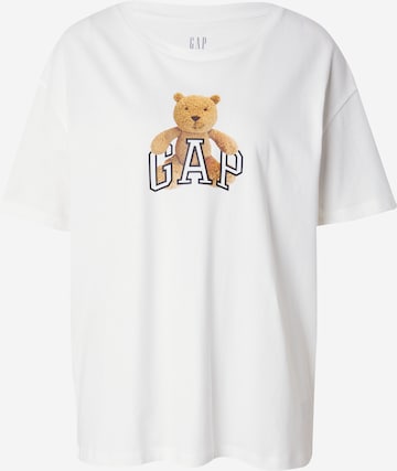 GAP T-Shirt 'BRANNON' in Weiß: predná strana