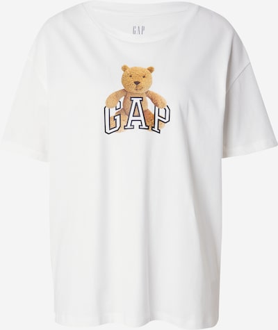 GAP T-shirt 'BRANNON' en beige / marron / noir / blanc, Vue avec produit
