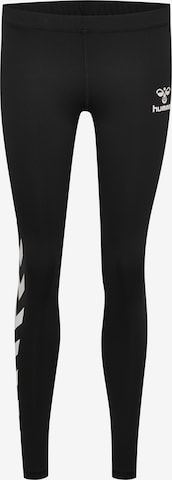 Skinny Pantaloni sportivi di Hummel in nero: frontale