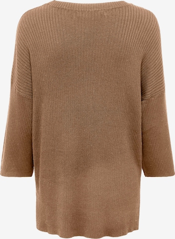 ONLY Sweater 'Mia Meddi' in Brown