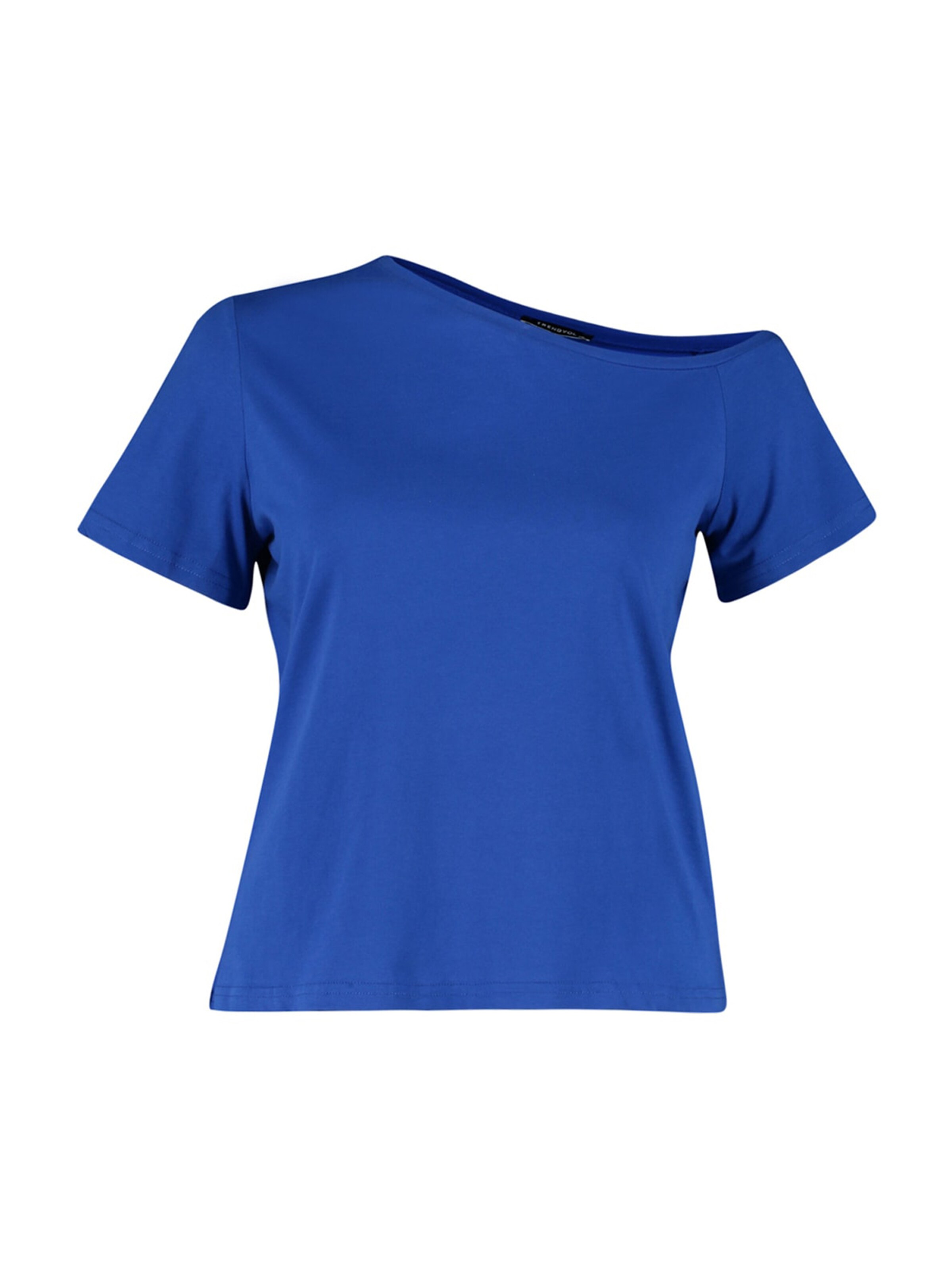 Trendyol Curve T-Shirt in Blau: Vorderseite