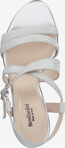 Nero Giardini Strap Sandals in Silver