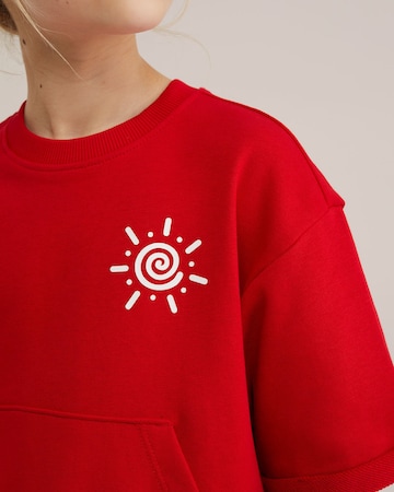 sarkans WE Fashion Sportisks džemperis