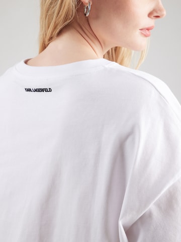 Karl Lagerfeld Tričko – bílá