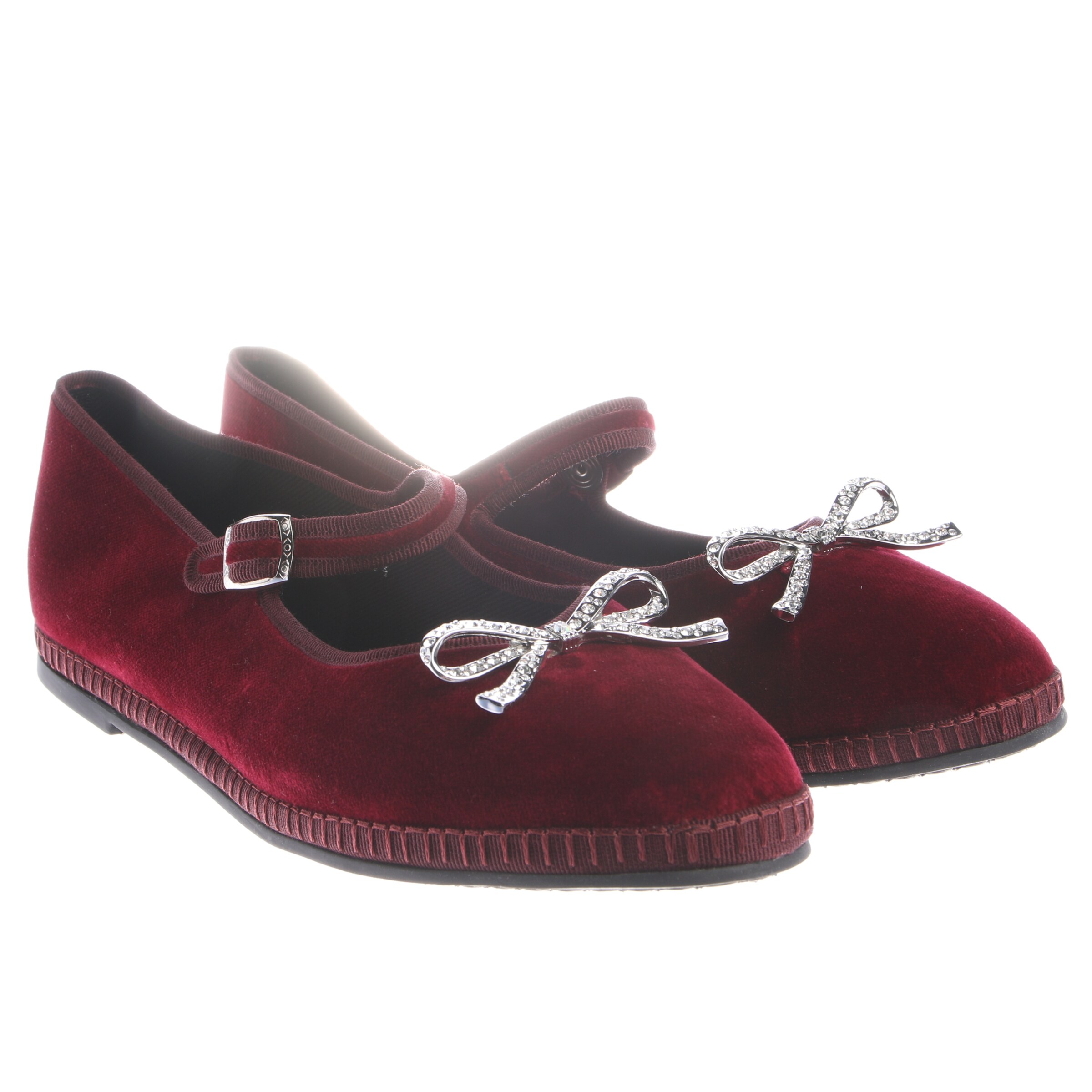 Giambattista Valli Halbschuhe in 40,5 in bordeaux, Produktansicht