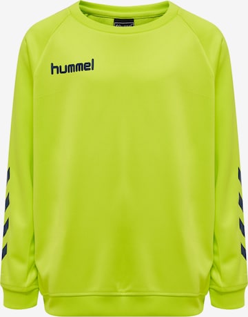 Sweat de sport Hummel en vert : devant