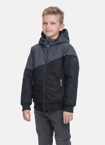 Ragwear Between-season jacket ' Jowell ' in Black: front