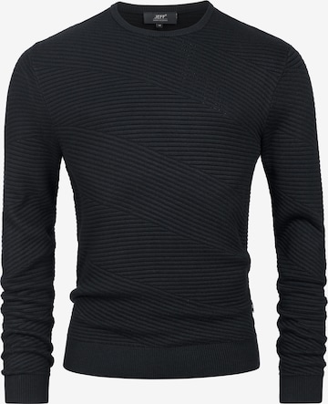 Pull-over 'JFAbram ' JEFF en noir : devant