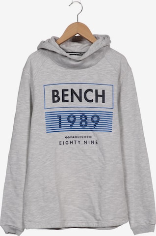 BENCH Sweatshirt & Zip-Up Hoodie in M in Grey: front