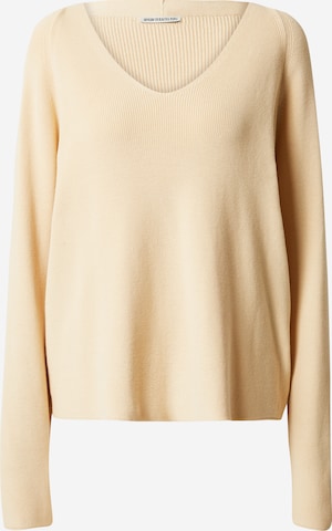 DRYKORN Sweater 'LYNETTE' in Brown: front