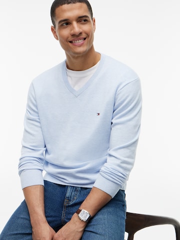 TOMMY HILFIGER Pullover 'ESSENTIAL' in Blau