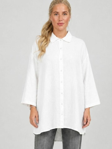 Opal Studio Shirt ' Jenna ' in Wit: voorkant
