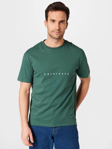 JACK & JONES Regular Fit Bluser & t-shirts 'Copenhagen' i grøn: forside