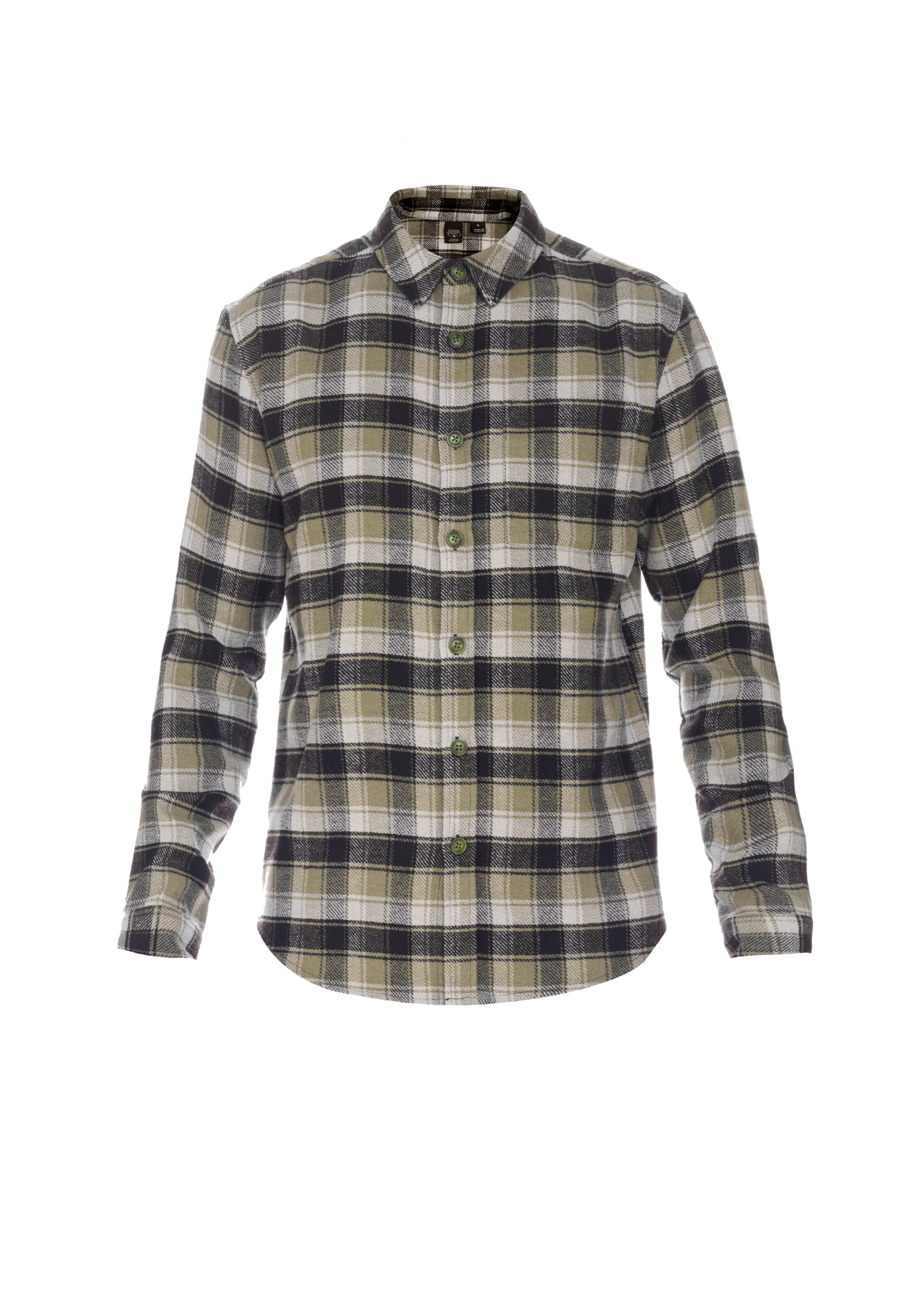 Coupe regular Chemise 'Ferino' Le Temps Des Cerises en vert : devant