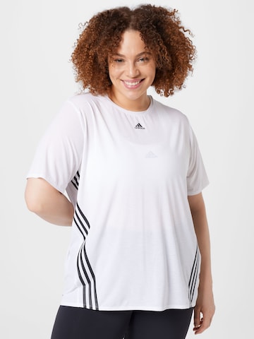 balts ADIDAS SPORTSWEAR Sporta krekls: no priekšpuses