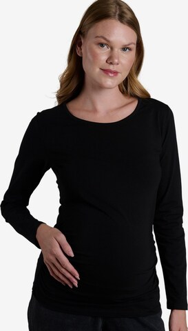 T-shirt LYN MAMA en noir : devant