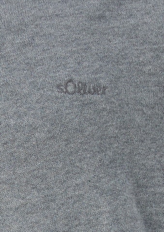 s.Oliver Men Big Sizes Pullover in Grau: Vorderseite