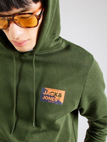 JACK & JONES Sweatshirt 'JJNOLAN' in Groen