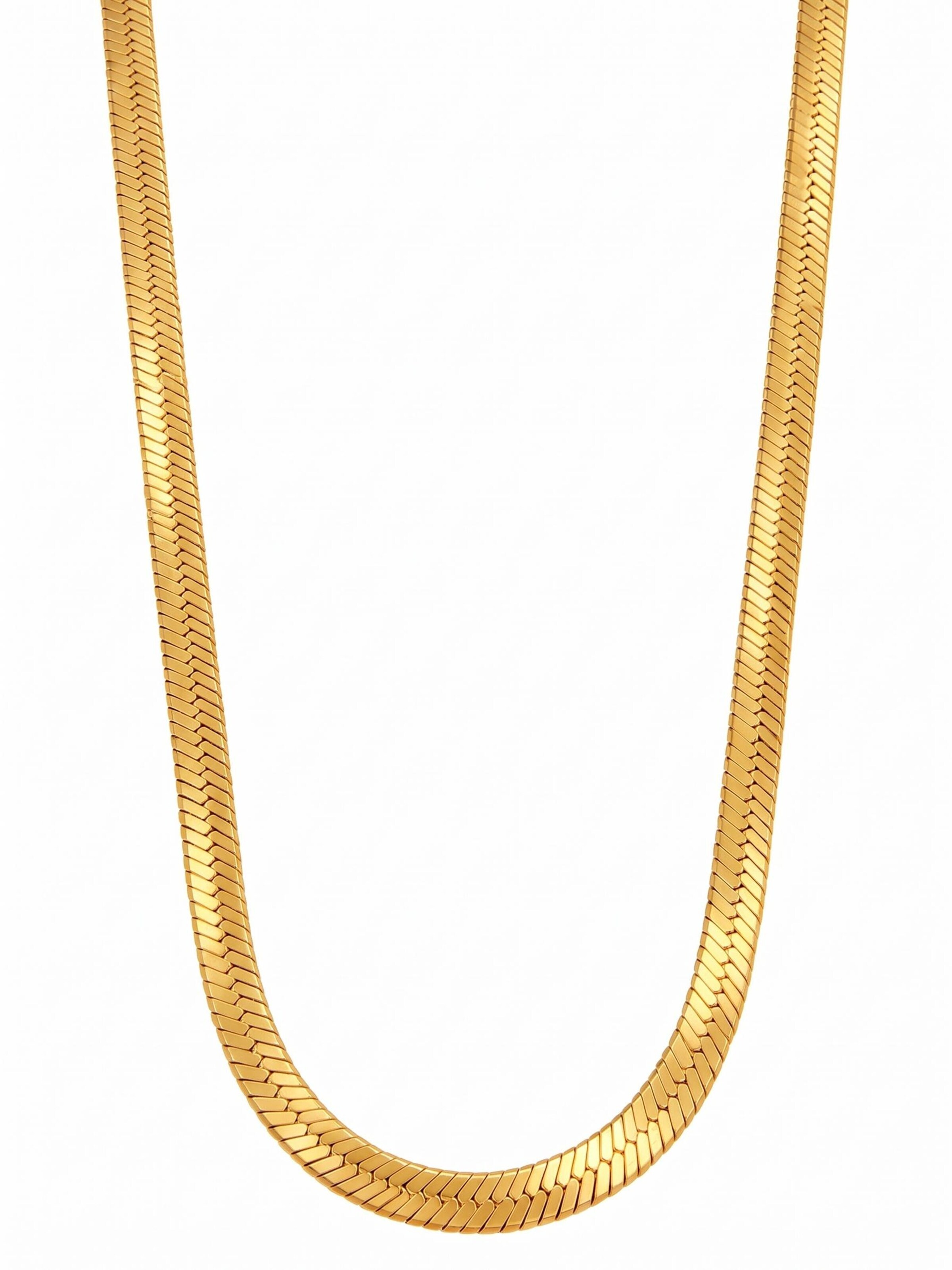 Kamakula Necklace in Gold: front