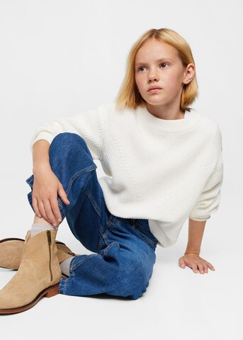 Pull-over 'ROYAL' MANGO KIDS en blanc