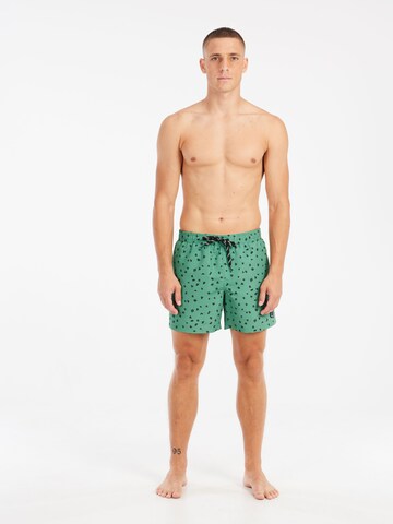 PROTEST Board Shorts 'PRTJuan' in Green
