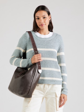 Pull-over 'ONLGeena' ONLY en gris : devant