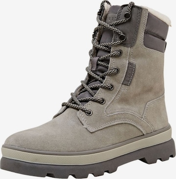 ESPRIT Lace-Up Ankle Boots in Grey: front