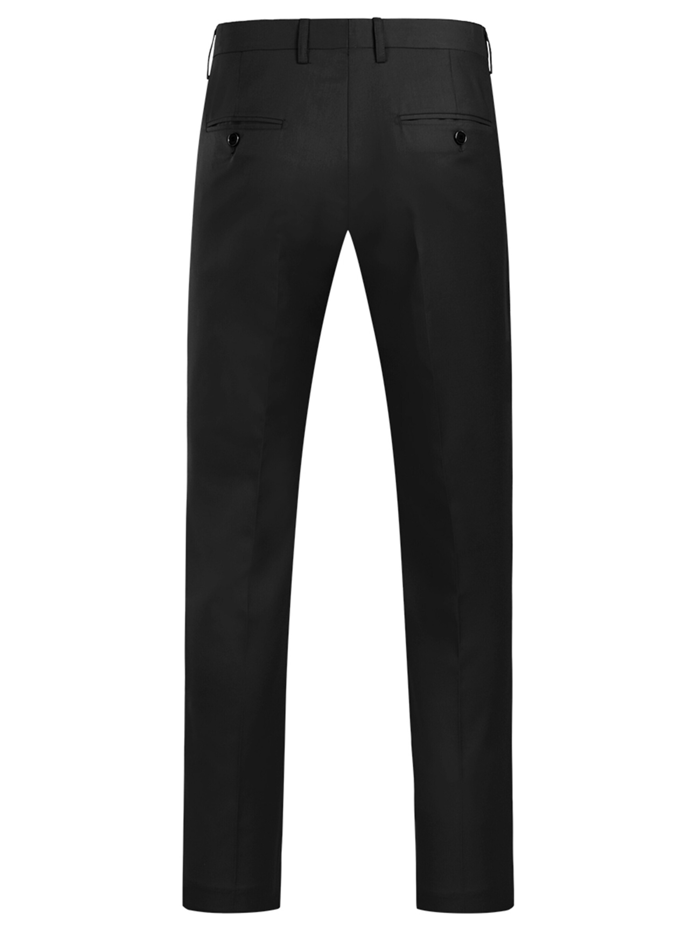 YOUTHUP Slim fit Suit 'Drittel' in Black