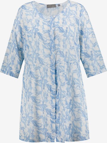 Ulla Popken Blouse in Blauw: voorkant