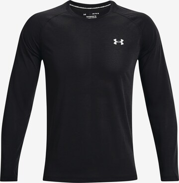 UNDER ARMOUR Performance Shirt 'Streaker' in Black: front